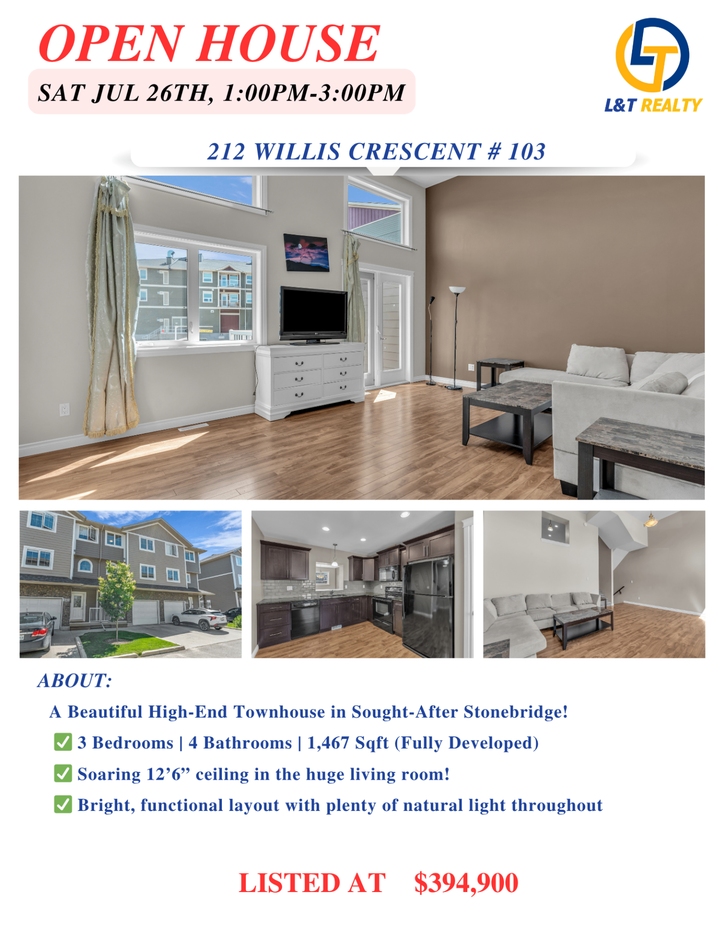 OPEN HOUSE · 石桥社区 · 本周六（7月26日下午）·双联排联合开放日！——林与唐地产 - 4